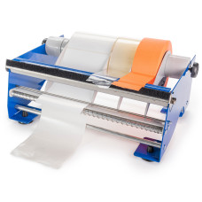 12" Manual Label and Tape Dispenser, 2" and Up Core Size, Adjustable Roll Width